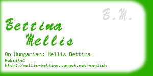 bettina mellis business card